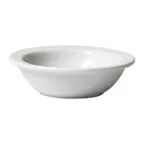 image of Winco BFD-5NR Birkhall Fruit Dish, 5 oz, 4-3/4" Dia x 1"H, Round Narrow-Rim Porcelain, White – 1 Dozen