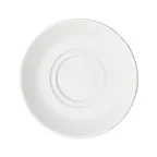 image of Winco BSC-65RE Birkhall Saucer, 6-7/8" Dia x 1" H, White Porcelain, 1 Dozen
