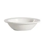 image of CAC China 101-10 Lincoln Grapefruit Bowl, 13oz 6-1/2" Dia x 1-1/2" H, Porcelain Dishwasher - Dozen