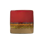 image of CAC China 412003-SQ16 Thalia Square Plate, 10.5" Diameter, Fine China Material - Dozen