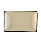 image of CAC China 666-33-W White Ceramic Platter, 5"L x 3-1/2"W x 1"H, Oven, Microwave Safe - Dozen