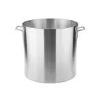 image of CAC China A1SP-6-160 Stock Pot, 160 Qt, 6mm Thick Aluminum, Riveted Handles, Rim, NSF Certified