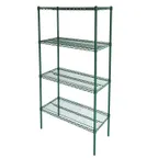 image of CAC China AEWS-2448S Heavy Duty Wire Shelving Set - 48"L x 24"W x 72"H