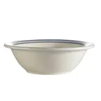 image of CACChina BLU-10 Blue Line Grapefruit Bowl, 13 Oz., 6-3/8" Dia. x 1-3/4" H, Round Ceramic - Dozen