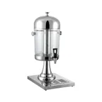 image of CACChina BVDS-J2S 2.2‑Gallon Beverage Dispenser, Poly Container, SS Base Ice Core, Lid/Stand – Set