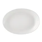 image of CAC China COP-513 Platter, 11"L x 7-7/8"W x 1-1/2"H Coupe Porcelain White Dishwasher Safe - Dozen