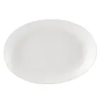 image of CAC China COP-514 Platter, 12½" L x 9" W x 1¾" H Oval Coupe Rim Porcelain Dishwasher Safe - Dozen