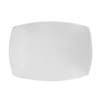 image of CAC China COP-RT13 Platter, 12-1/4" L x 9" W x 1" H, Porcelain, Coupe Rim, Microwave Safe - Dozen