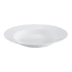 image of CAC China EVT-3 Everest Soup Plate, 10 Oz., 9" Dia., Bone White Porcelain, Dishwasher Safe - Dozen