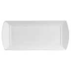 image of CACChina FDP-13 Porcelain Platter 11‑1/2" L x 5" W x 3/4" H Bone White Dishwasher Safe - Dozen