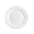 image of CAC China FR-7 Franklin Plate, 7-1/4" Dia. x 1" H, Round Rolled Edge Stoneware, Dishwasher - Dozen