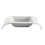 image of CACChina FSB-120 Bridge Serving Bowl, 13" L x 10-1/4" W x 2-1/4" H, 40 oz, Porcelain, Super White