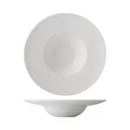 image of CAC China GDC-311 Grand Canyon Soup Bowl, 12 Oz, 11" x 2-1/4" H, Bone White Porcelain - Dozen
