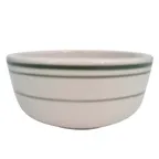 image of CACChina GS-95 Greenbrier Jung Bowl 9-1/2 Oz 4-3/8" Dia x 2-1/4" H Band White Stoneware 1 Dozen