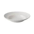 image of CAC China GW-135 Pasta Bowl, 12 Oz., 9" Dia. x 1-1/2" H, Porcelain, Bone White, Glazed - Dozen
