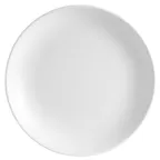 image of CAC China H-CP16 Plate – 10-1/2" x 1-1/4" Coupe Porcelain Dishwasher, Microwave Safe – 1 Dozen