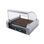 image of CACChina HDRS-11N Hot Dog Grill, (11) Rollers, (30) Hot Dog Capacity