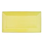 image of CACChina KC-51-SFL - Sunflower Platter, 14½"L x 8¼"W x 1¼"H Ceramic, Dishwasher & Oven Safe - Dozen