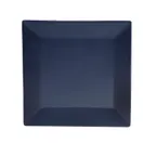 image of CAC China KC-6-CBU Square Plate 6" x 6" x 0.75", Cobalt Blue, Ceramic, Dishwasher Safe - Dozen