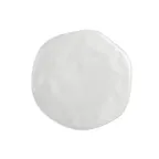 image of CACChina KCU-8 Cancun Plate – 8-1/2" L x 8-5/8" W x 1" H, Coupe Rim, Porcelain, White – 1 Dozen
