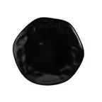 image of CACChina KCU-9-BLK Cancun Plate – 9-3/4" L x 9-22/25" W x 1-13/100" H, Porcelain, Black – 1 Dozen