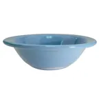 image of CAC China LV-10-LBU Grapefruit Bowl, 13 oz., 6-5/8" dia. x 2" H, Light Blue Ceramic, Dishwasher - Dozen