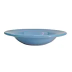 image of CAC China LV-3-LBU Soup Bowl, 12 oz., 8-3/4" x 2" H, Light Blue Stoneware, Oven Safe - Dozen