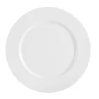 image of CAC China MAJ-7 Majesty Plate – 7" Dia. x 5/8" H, Round, Bone White Bone China – 1 Dozen