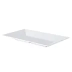 image of CAC China MLKS-13 King Platter, 12"W x 7-1/2"D x 1-1/4"H, Rectangular, White - Dozen