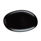 image of CAC China MOT-41-BLK - Morton Platter, Oval 9" x 14.25" x 1.25", Porcelain, Matte Black - Dozen