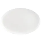 image of CAC China MX-CP91 Kristen Platter – 20" L x 13-3/8" W x 1-1/2" H, Oval Porcelain, Super White