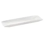 image of CAC China MX-RT92 Porcelain Super White Platter 23"x7-5/8"x1-1/2", Dishwasher/Oven/Microwave Safe