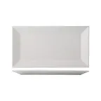 image of CACChina NGA-51 Niagara Platter, 14-3/4"L x 8-3/8"W x 7/8"H, Porcelain Bone White - Dozen