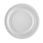 image of CAC China PS-E8 Paris Eiffel Dipping Plate, 8-1/2" Dia. 3/4" H, Porcelain, Bone White Rim - Dozen