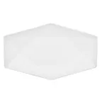 image of CAC China QZT-13 Platter 12" x 7-1/2" x 1-1/2" Rectangular Porcelain White Dishwasher Safe - Dozen