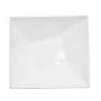 image of CACChina QZT-B6 Crystal Bowl – 10 Oz., 6" L x 6-1/2" W x 2-1/2" H, Porcelain, Super White – 1 Dozen