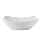 image of CACChina R-HB10 - 46 Oz White Rect Porcelain Bowl 10" L x 7½" W x 3¼" H Dishwasher Safe - Dozen