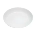 image of CAC China RCN-101 RCN Specialty Platter, 19" L x 13-3/4" W, Oval Deep Rim, Porcelain, Super White