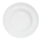 image of CAC China RCN-135 Mediterranean Pasta Bowl, 12 Oz., 9" Dia., 1-1/2" H, Porcelain, White - Dozen