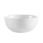 image of CAC China RCN-15 Clinton Nappie 12-1/2 Oz. 5-5/8" Dia. Round Porcelain Super White - Dozen