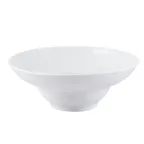 image of CAC China RCN-408 - 36 Oz White Porcelain Round Salad Bowl, 8-1/4" Dia x 3" H - Dozen