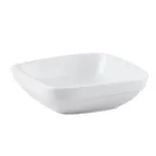 image of CAC China RCN-D5 Specialty Dish, 12 Oz., 5-1/2" x 5-1/2" x 1-3/4", Square Porcelain, White - Dozen