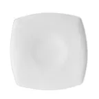 image of CAC China RCN-FS5 Clinton Square Plate, 6" x 6" x ½", Porcelain, Super White, Dishwasher - Dozen