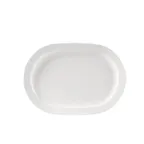 image of CAC China RCN-RP82 Platter 12-1/2" L x 9" W x 1" H Oblong Porcelain White Dishwasher Safe - Dozen