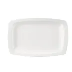 image of CACChina RCN-RP87 Platter, 15" x 10" x 1" Porcelain White, Dishwasher/Oven/MW Safe - Dozen