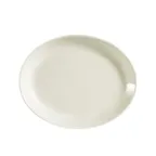 image of CAC China REC-12C Oval Platter, 10-1/2"L x 8-1/4"W x 1-1/2"H, White, Dishwasher Safe - Dozen
