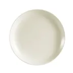 image of CACChina REC-16C Plate – 10-1/2" Round Coupe Ceramic, White, Dishwasher/Oven/Microwave Safe 1 Dozen