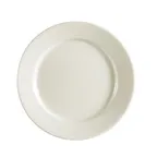image of CAC China REC-5 Plate, 5-1/2" Dia. x 1/2" H, Rolled Edge, White Ceramic, Dishwasher Safe - Dozen