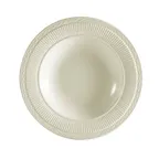 image of CAC China RID-3 Ridgemont Soup Plate 10-3/4 Oz 9-1/2" Dia 1-1/2" H Round Ceramic White 1 Dozen