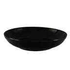 image of CAC China SAL-2-BLK Festiware 48 Oz Round Salad Bowl, 10-1/2" Dia x 2-1/8" H, Black Ceramic - Dozen